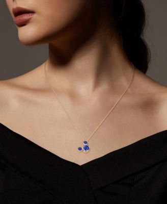 Cubic Zirconia Mickey Mouse Dream Birthstone Pendant Necklace