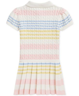 Baby Cable-Knit Sweater Dress