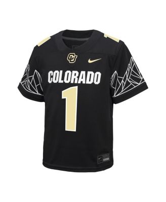 Preschool 1 Black Colorado Buffaloes Untouchable Football Jersey