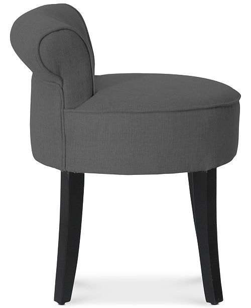 Furniture Arlene Vanity Stool, , Quick Ship Furniture Macy's