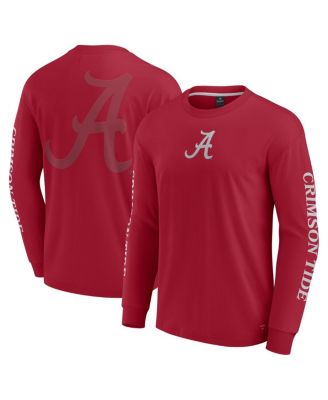 Fanatics - Men's Crimson Alabama Crimson Tide Strive Long Sleeve T-Shirt
