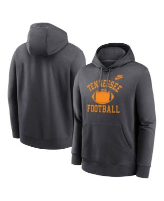 Nike - Men's Anthracite Tennessee Volunteers Legacy Football Icon Club Fleece Pullover Hoodie
