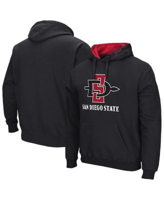 Colosseum - Men's Black San Diego State Aztecs Arch Logo 3.0 Pullover Hoodie