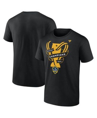 Fanatics - Men's Black Los Angeles Galaxy 2024 MLS Cup Champions Locker Room T-Shirt