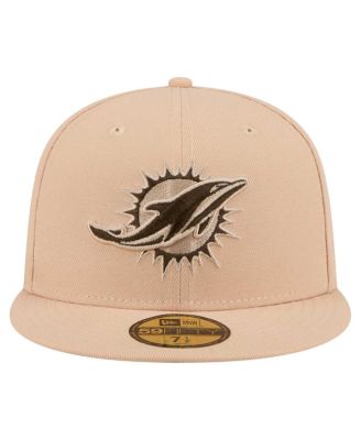 Men's Tan Miami Dolphins Candied Pecan 59FIFTY Fitted Hat