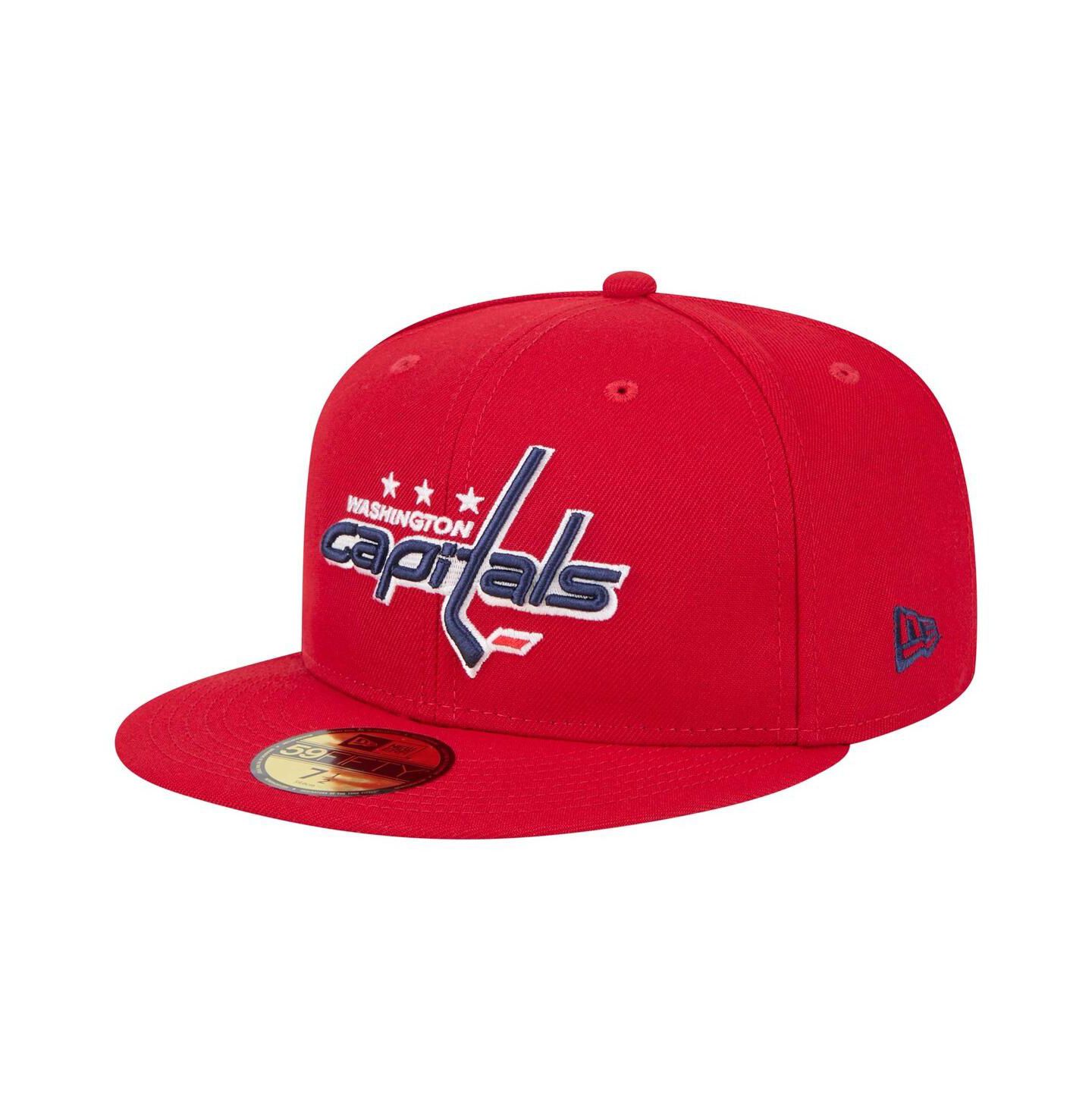 Мужская кепка New Era Red Washington Capitals Core 59FIFTY Fitted Hat — фото 1