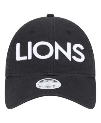 Women's Black Detroit Lions Cece 9TWENTY Adjustable Hat