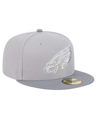 Men's Gray/Graphite Philadelphia Eagles Iron Cloud 59FIFTY Fitted Hat