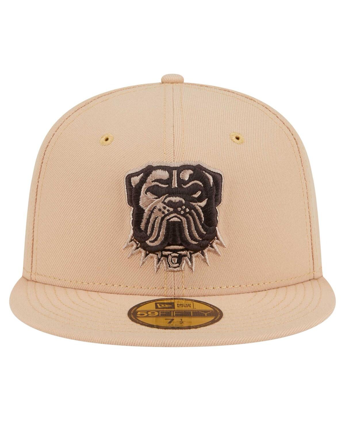 New Era Men's Tan Cleveland Browns Candied Pecan 59FIFTY Fitted Hat