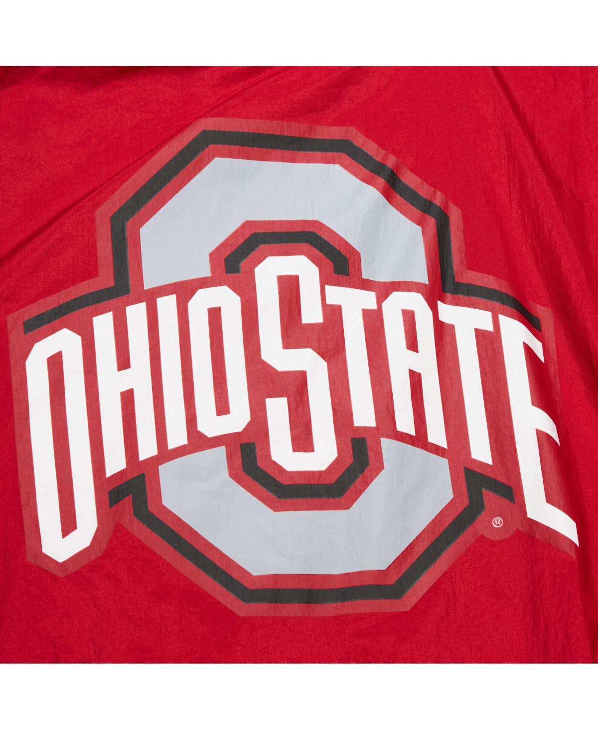 Mitchell & Ness Men's Scarlet Ohio State Buckeyes Team 3.0 Anorak Half-zip Hoodie In Scarlet