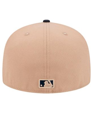 Men's Khaki Atlanta Braves 59FIFTY Fitted Hat