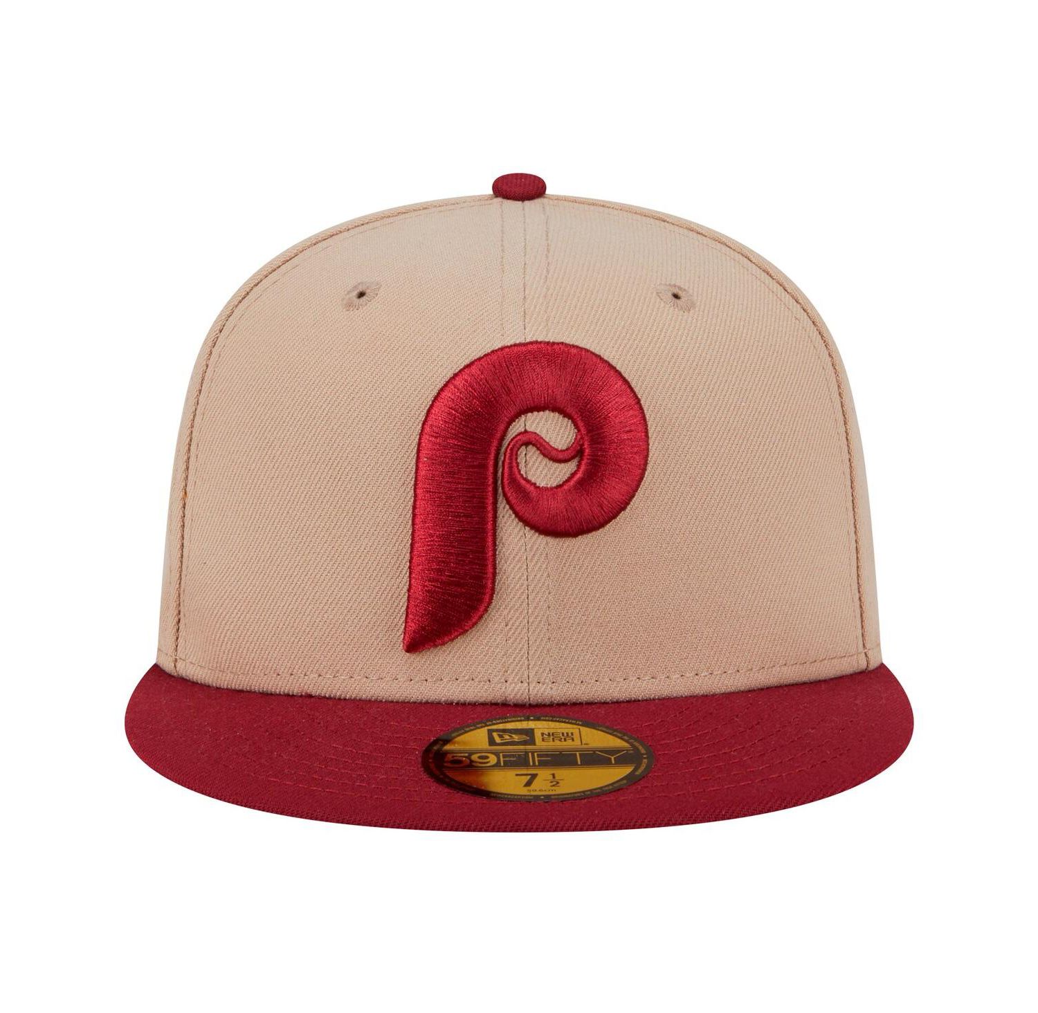 Men's Khaki Philadelphia Phillies 59FIFTY Fitted Hat