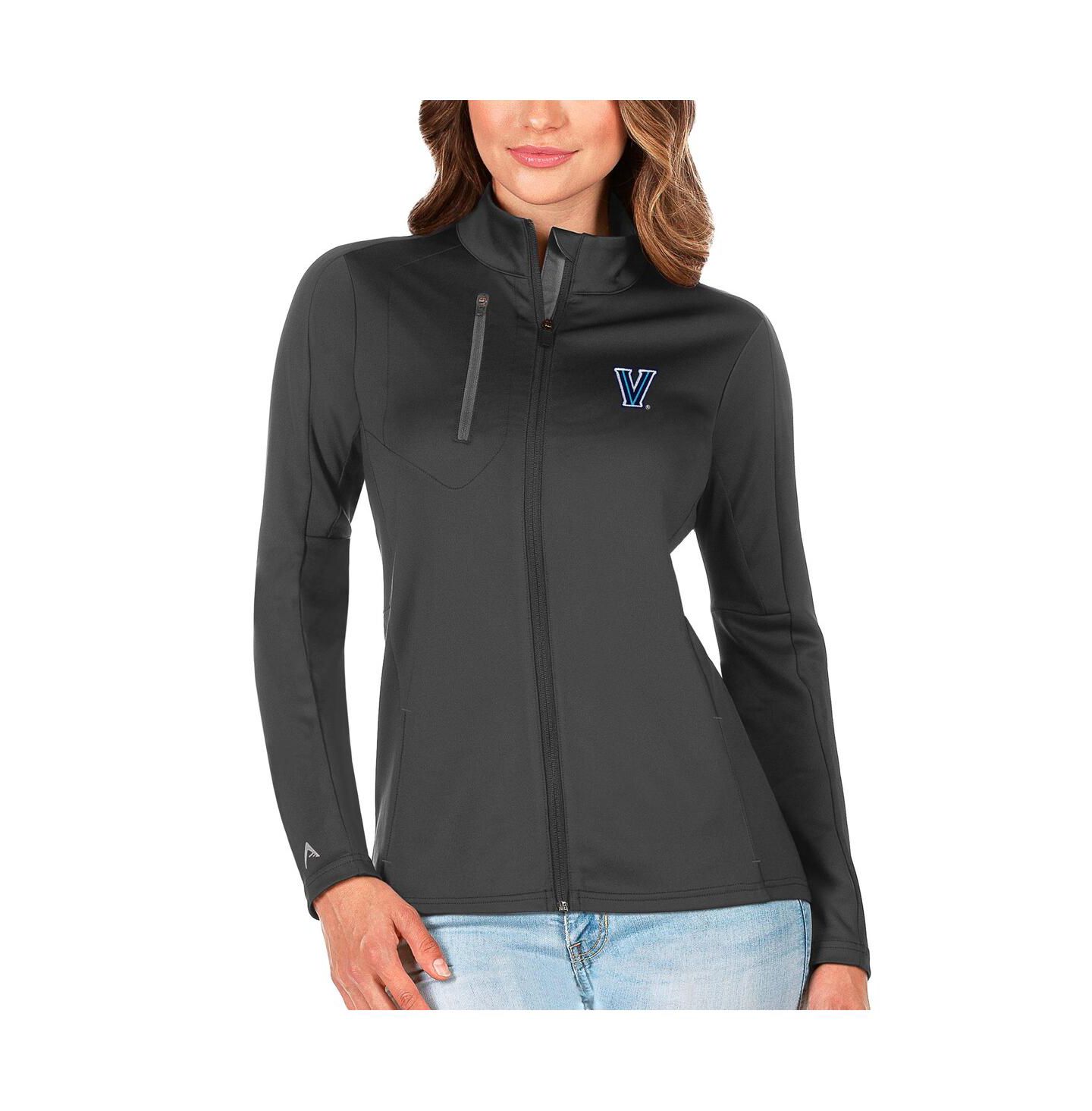 Женская куртка Antigua Graphite/Silver Villanova Wildcats Generation Full-Zip — фото 1