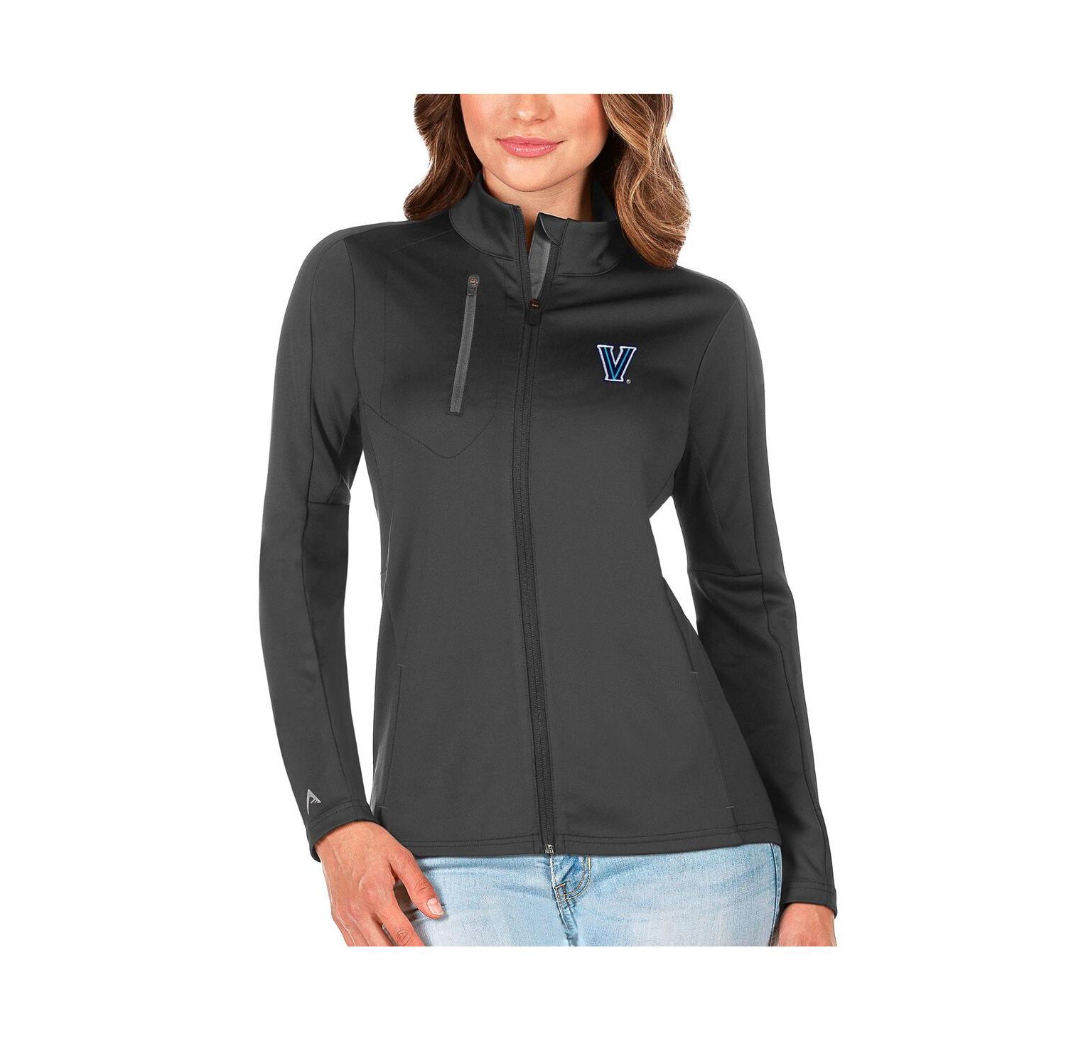 Women's Graphite/Silver Villanova Wildcats Generation Full-Zip Jacket