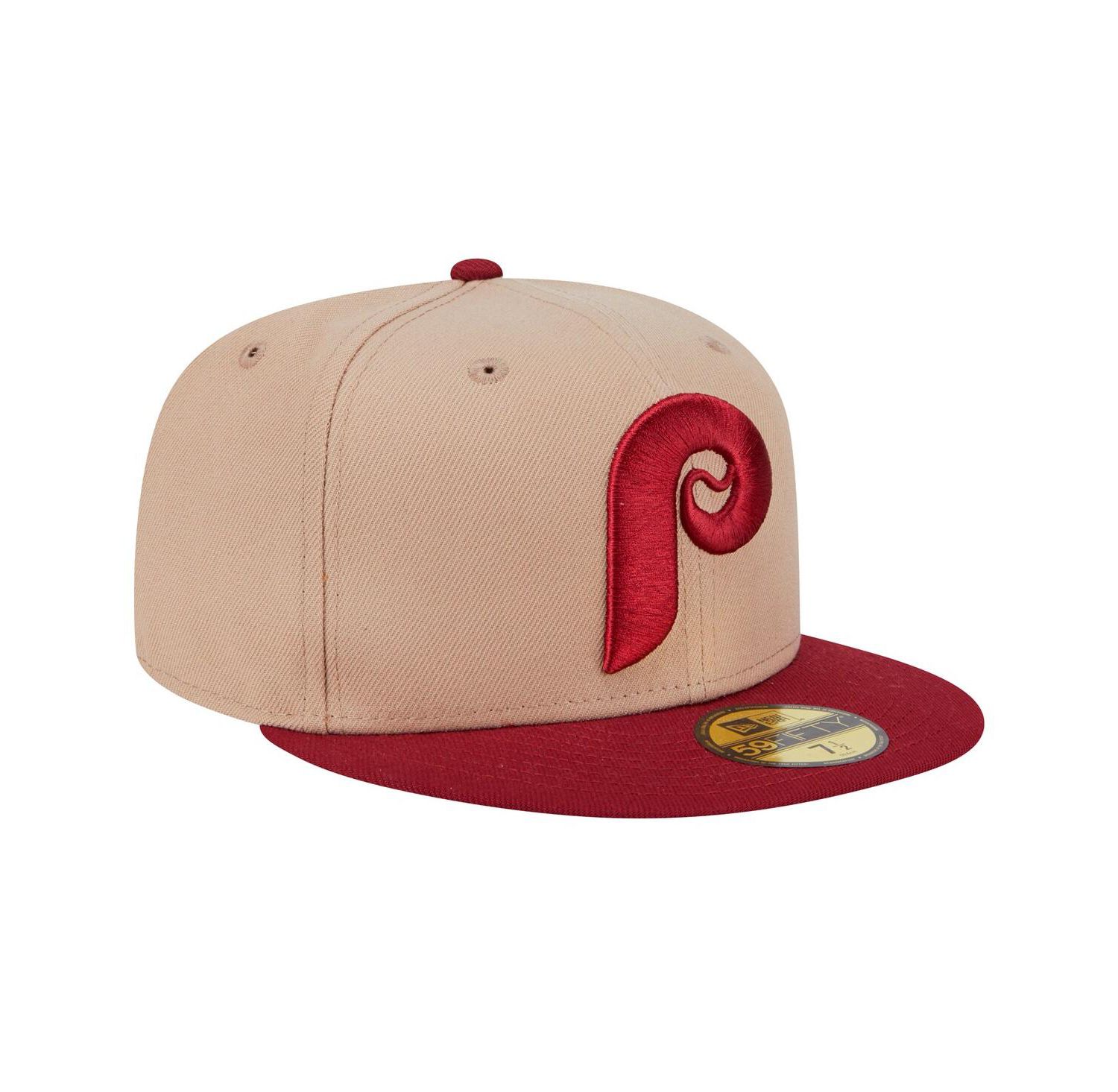 Men's Khaki Philadelphia Phillies 59FIFTY Fitted Hat