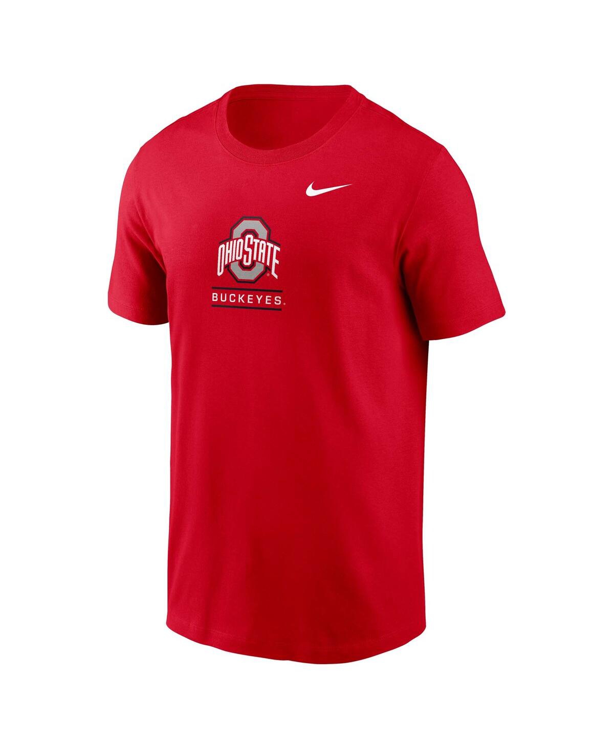 Nike Ohio State Buckeyes  Men's College T-shirt In Scarlet