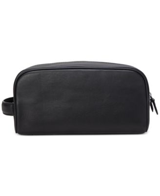 Men's Smooth Leather Travel Case