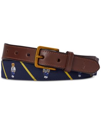 ベルト RALPH LAUREN Polo Bear Leather Trim Belt Polo Ralph Lauren Polo Bear Leather-Trim Belt | Dillard's