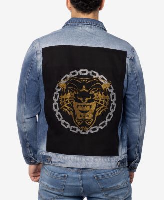 Men's Graphic Rhinestone Denim Jackets