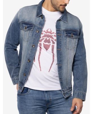 Men's Graphic Rhinestone Denim Jackets