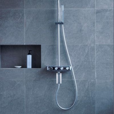 Water Softening Aluminum Shower Filter, 8-Stage Filtration System &amp;#x2013; Shower Filter