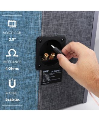 Dual Subwoofer Box System, 10'' Vented Enclosure, 1000W Max, LED Lights