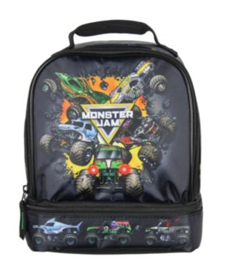 Grave Digger Megalodon Pirate&#39;s Curse Dual Compartment Lunch Box Bag