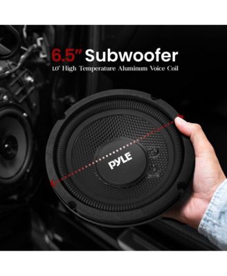 6.5" Single Voice Coil Car Subwoofer, 150 Watts, 4-Ohm