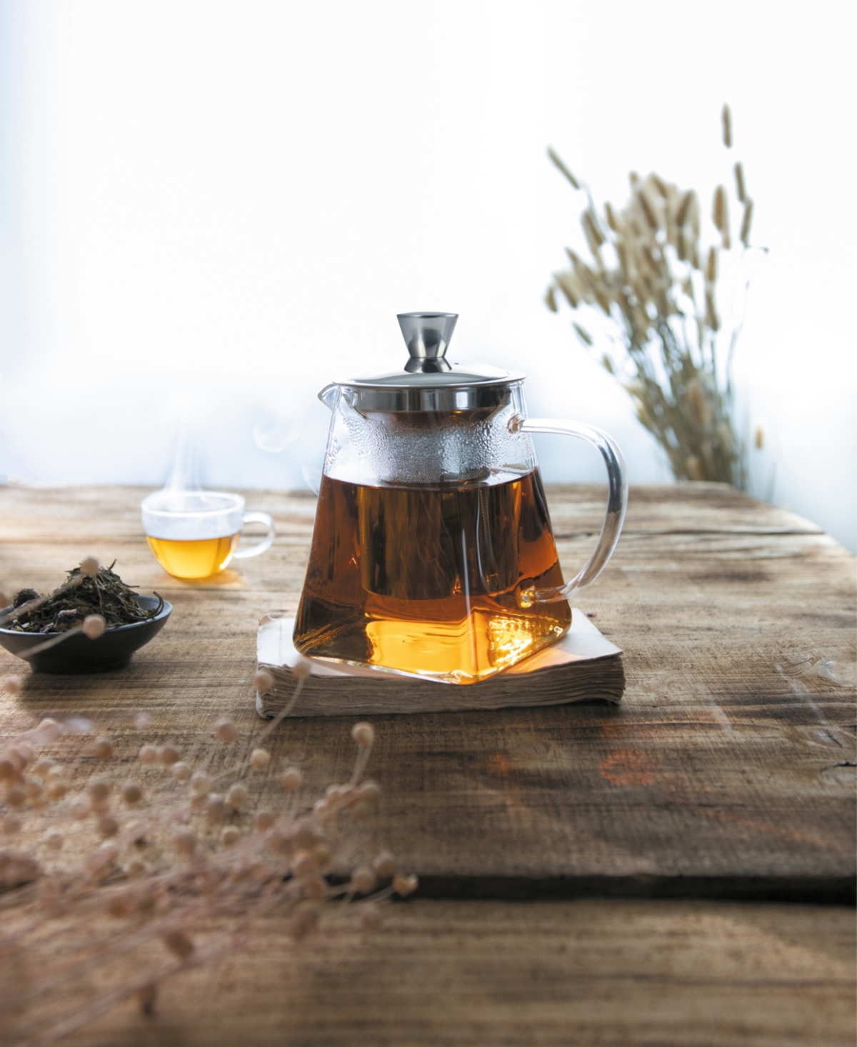 Cristel Roobos Tea Pot, 27 Oz. In Glass