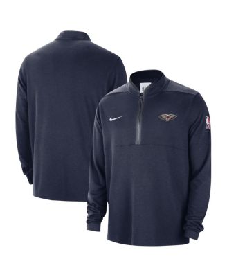Nike - Men's Navy New Orleans Pelicans 2024/25 Courtside Performance Half-Zip Top