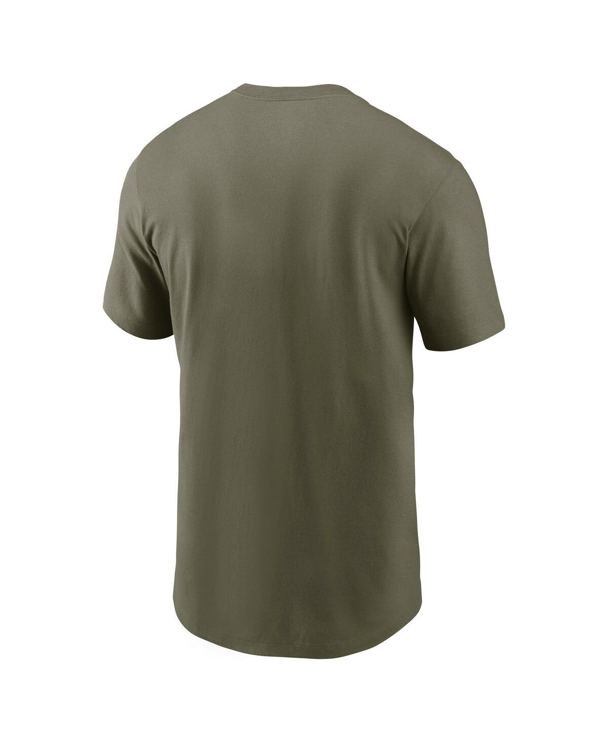 Nike Olive Tennessee Volunteers 2024 Military Appreciation Tonal Logo Performance T-shirt In Olive