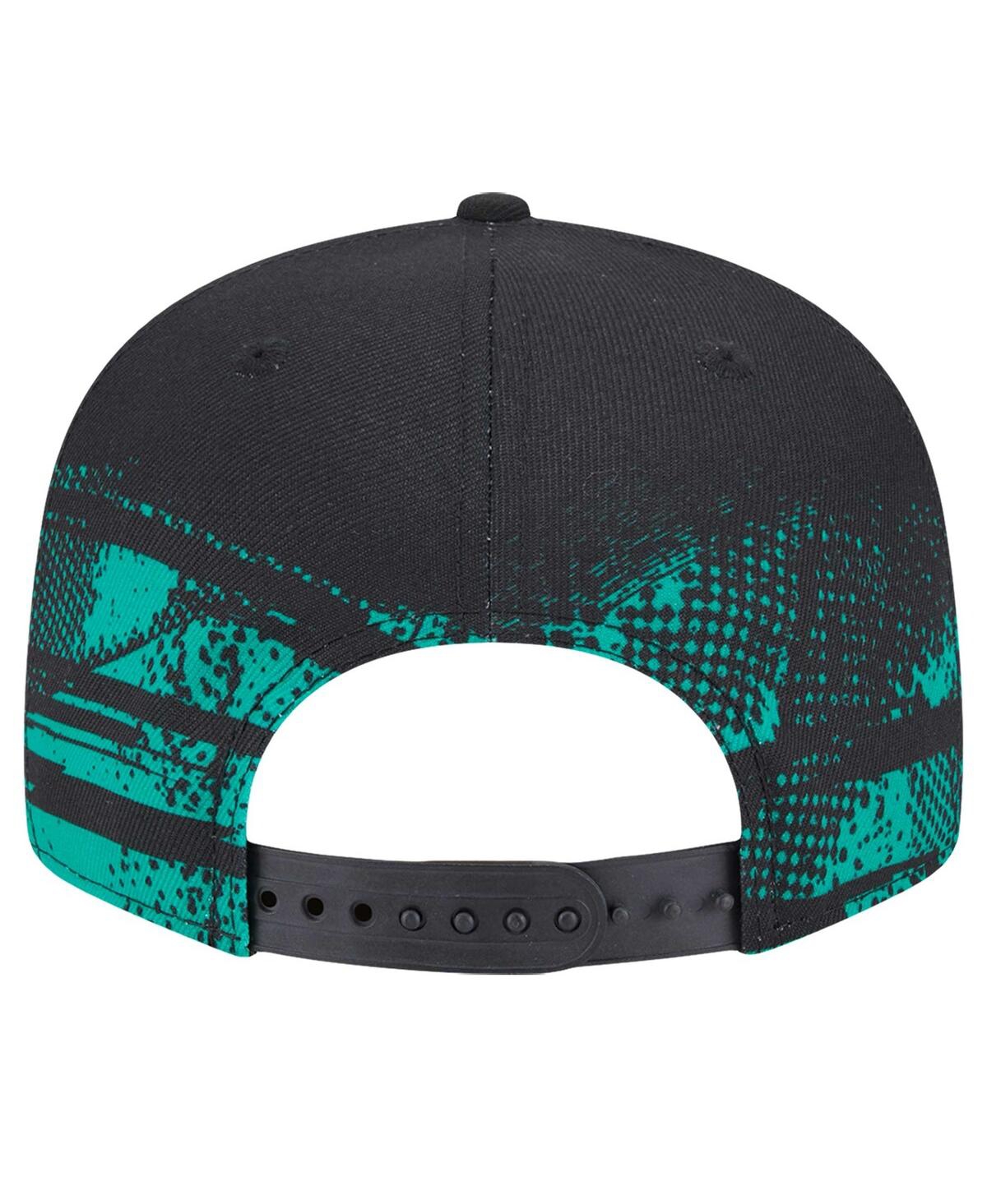 NEW ERA MEN'S BLACK BOSTON CELTICS TIP-OFF 9FIFTY SNAPBACK HAT 