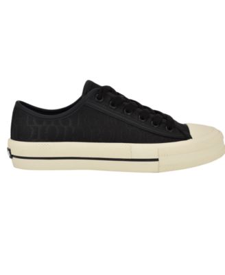 Women's Carey Jacquard Logo Low-Top Lace-Up Sneakers