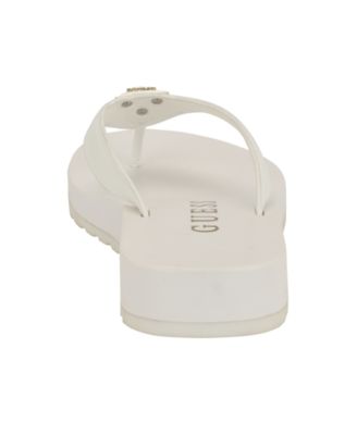 Candry Triangle Logo Eva Thong Flip Flops