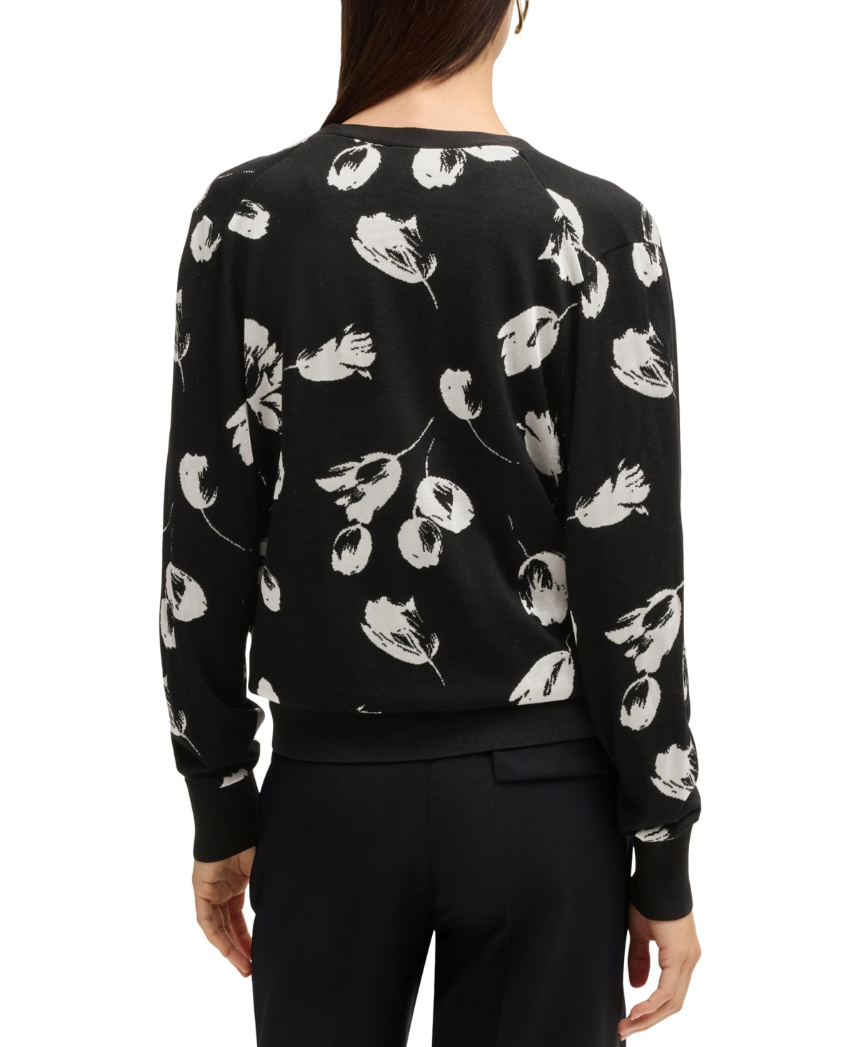 Hugo Boss Boss By  Women's Merino Wool-blend Cardigan In Open Misc