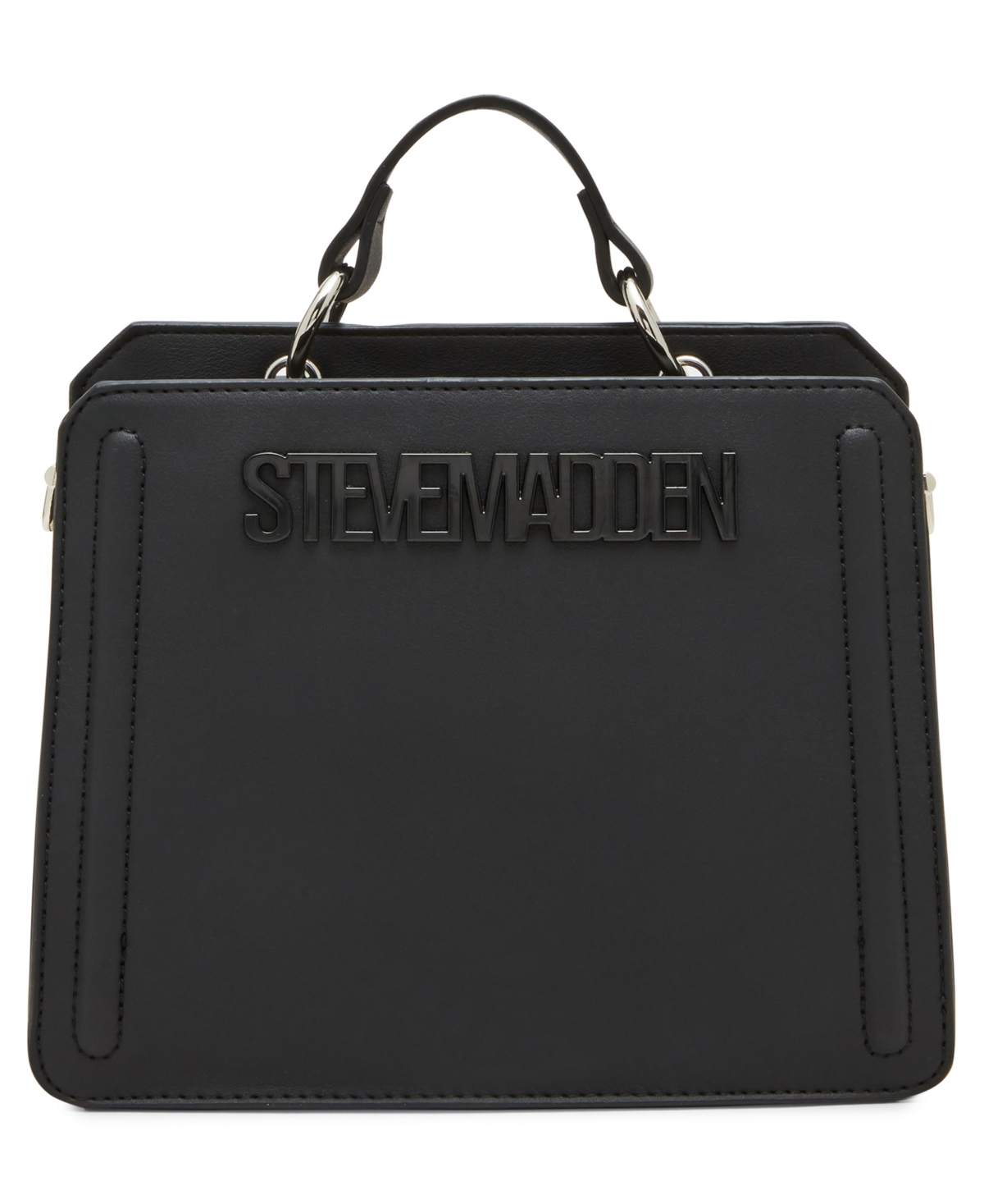Steve Madden Bevelyn Small Satchel Bag In Black