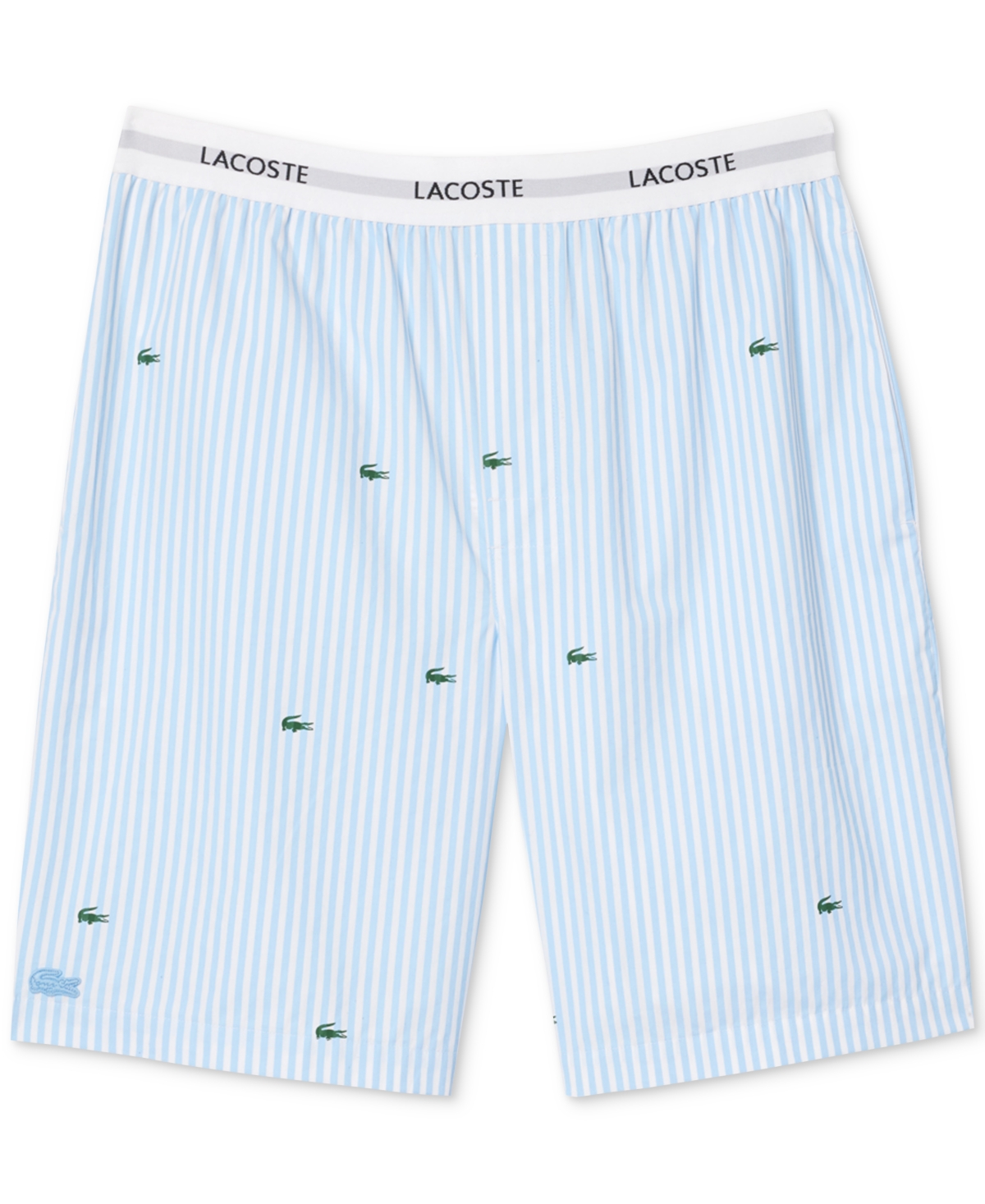 Men's Loungewear Pajama Shorts - Overview/white-green