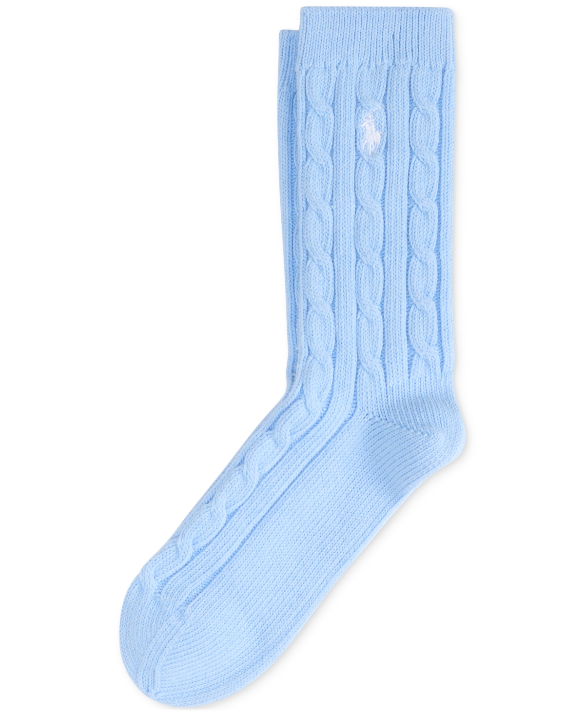Macy's Women's Cable-knit Socks In Blue