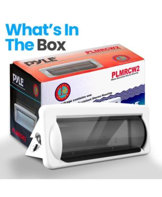 Marine Stereo Radio Shield Cover, White