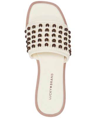 Women's Gidya Beaded Slide Flat Sandals