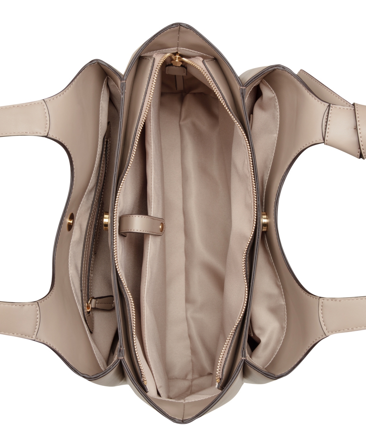 Shop Nine West Lyra Large Laptop Tote Bag In Dark Mushroom