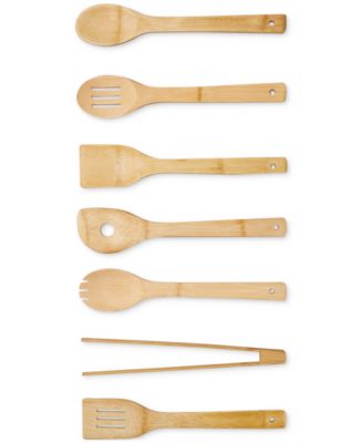 7-Piece Bamboo Utensil Set & Holder, Exclusively at Macy's