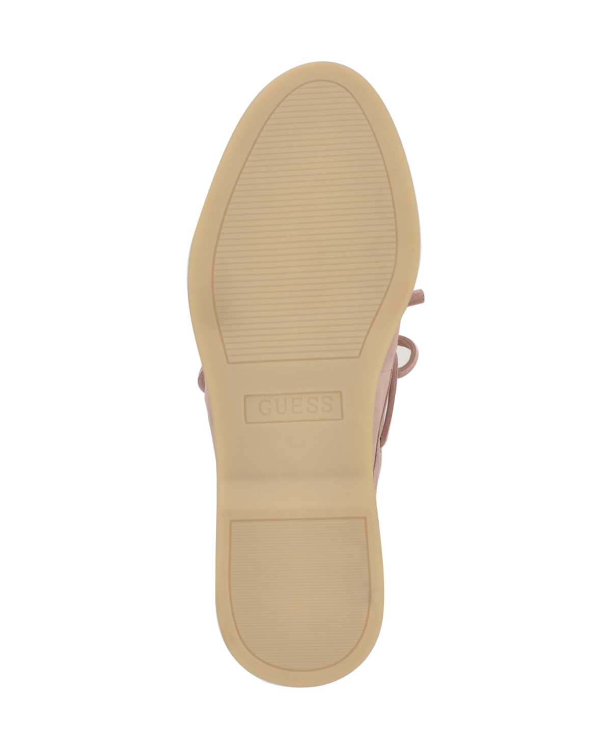 Guess Women's Yomaya Charms Boat Shoe Loafers In Light Pink Suede