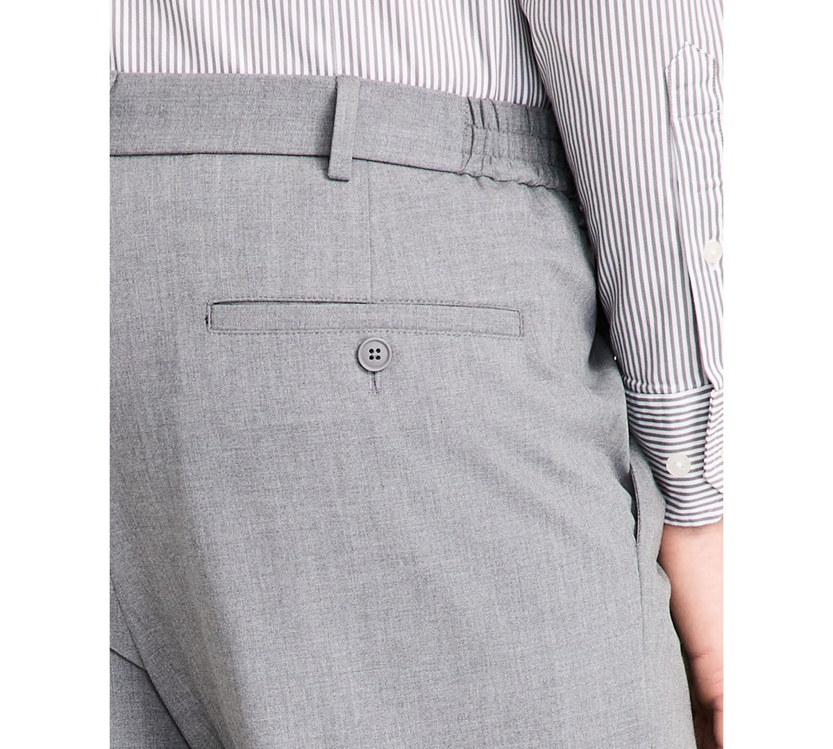 Tommy Hilfiger Men's Modern-fit Dress Pants In Grey