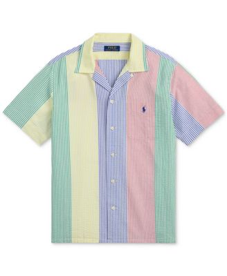 Seersucker Macys Ralph Lauren Ultraflex Lauren Ralph Lauren Men's UltraFlex  Classic-Fit Tan Cotton Suit