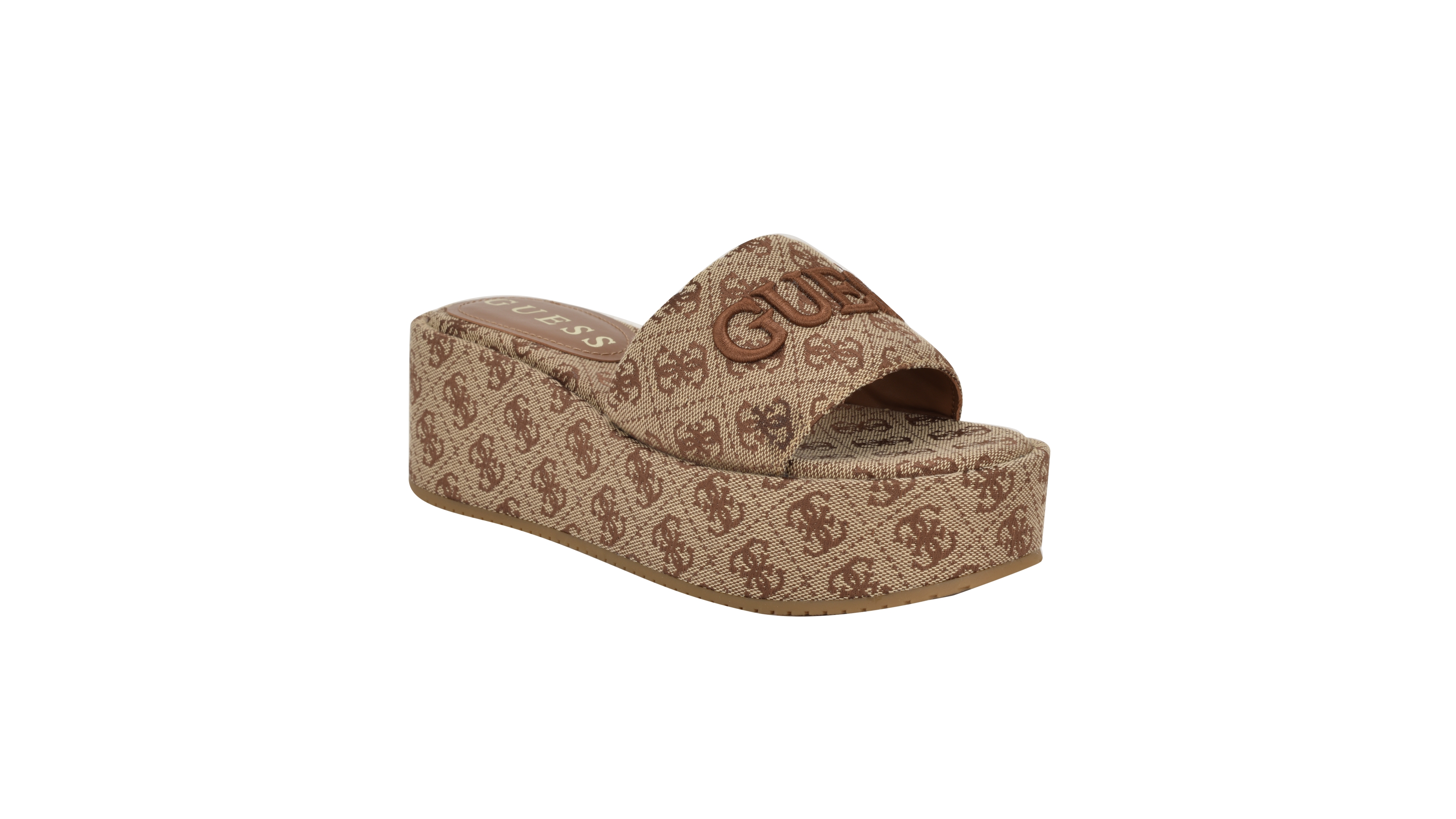 Guess Women's Bintai Platform Slide Wedge Sandals