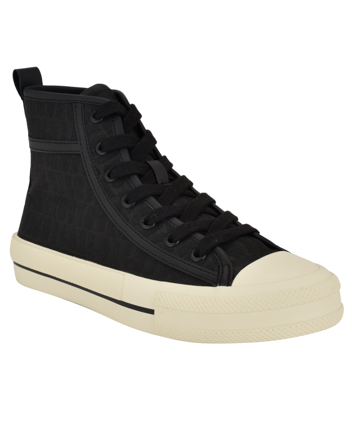 Guess Women's Colyn High Top Logo Lace-up Sneakers In Black