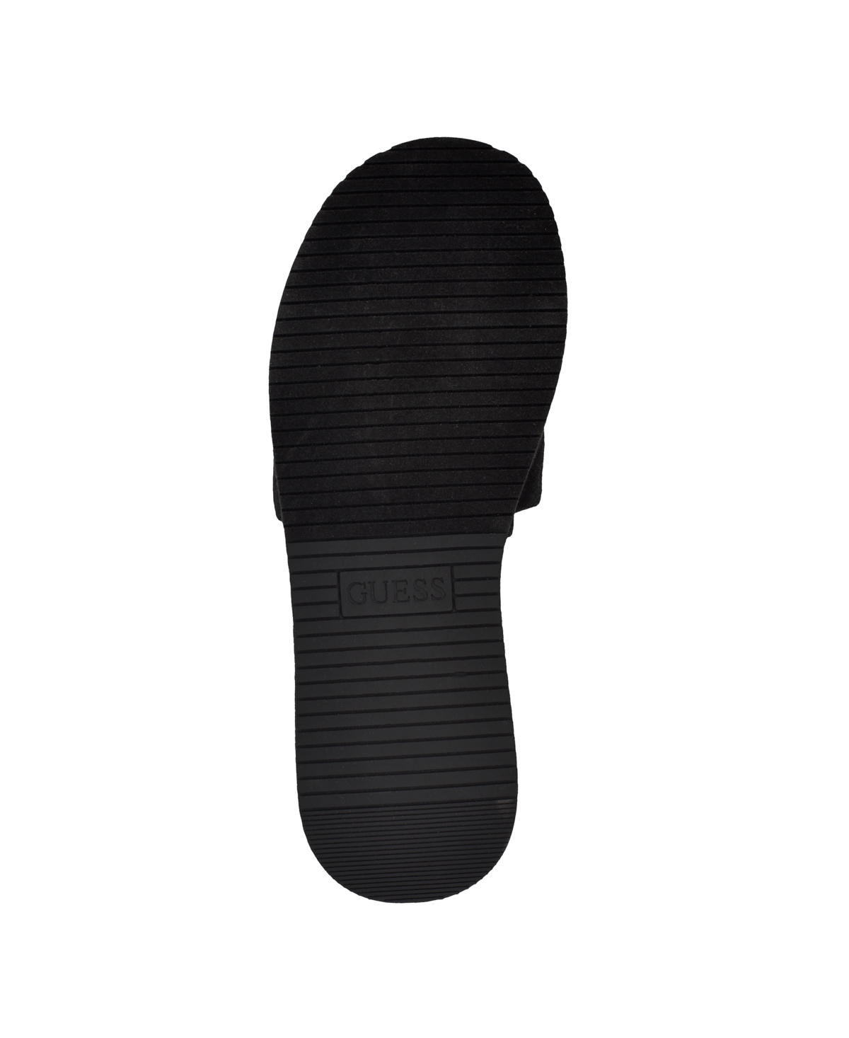 Guess Women's Bintai Platform Slide Wedge Sandals In Black Logo
