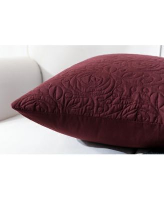 2 Pack Throw Pillow Cover Euro Sham Covers Lumbar Pillow Cover