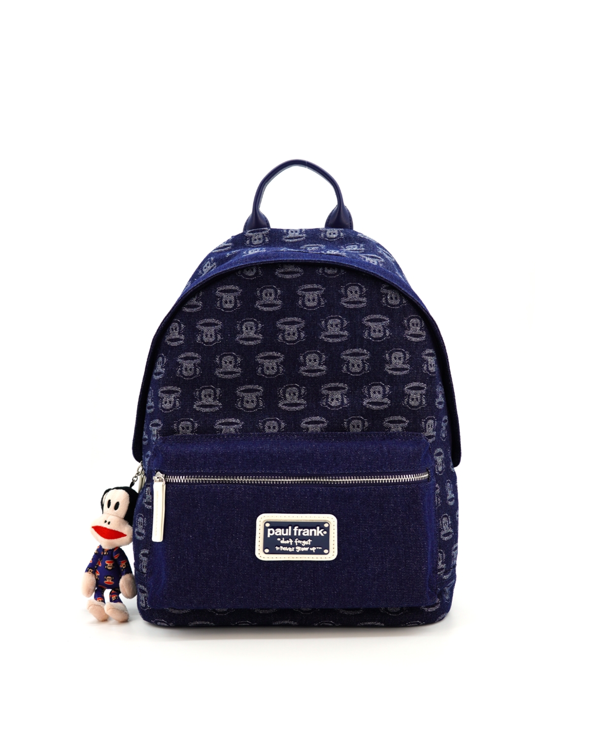 Paul Frank Zip Around Denim Backpack - Dark Denim